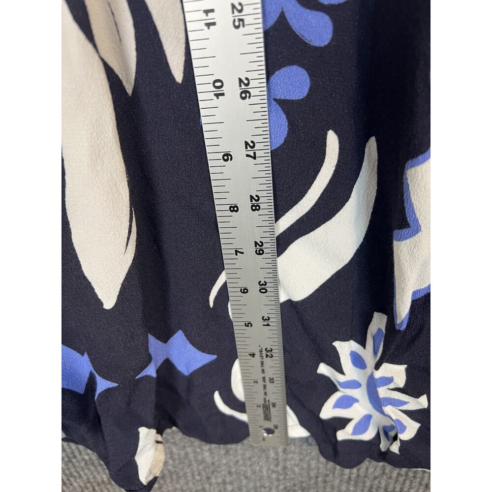 Fifteen Twenty Lexi Skirt Womens Medium Midi Vibrant Print Blue White Boho - Picture 7 of 10
